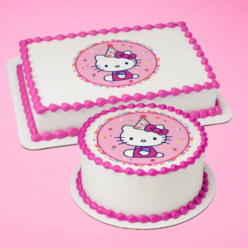Hello Kitty Edible Cake Decoration Image Topper