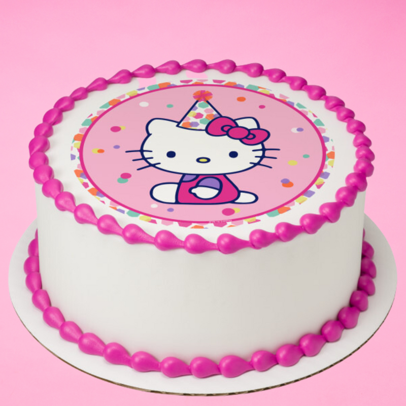 Hello Kitty Edible Cake Decoration Image Topper