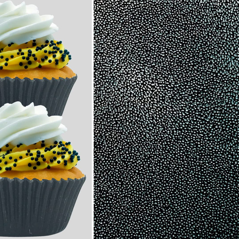 Black Nonpareils Bake In Sprinkle On Edible Confetti Sprinkles Toppings For Cake Cookie Cupcake Icecream Donut 4oz