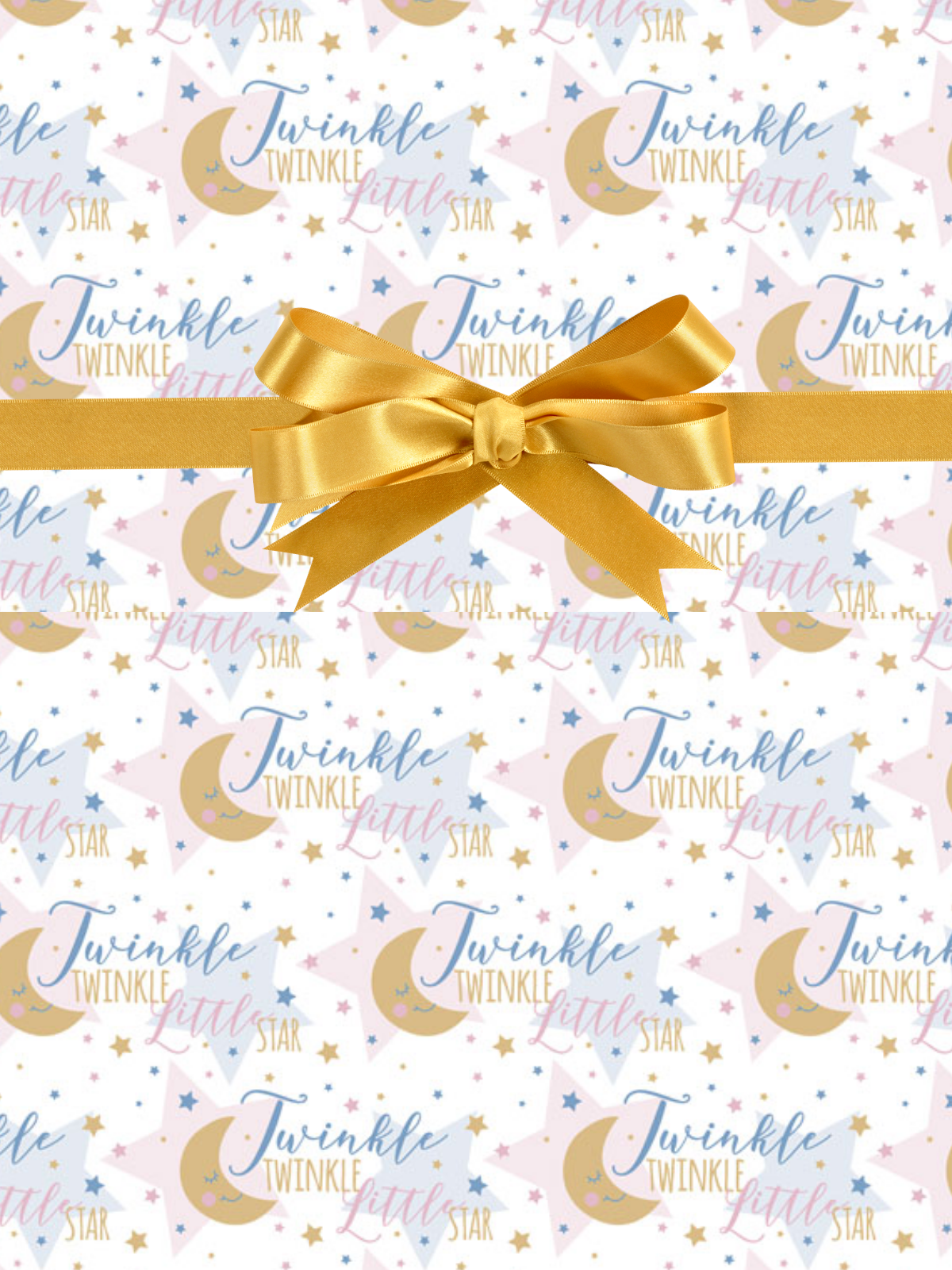 Twinkle Little Star Baby Boy Girl Gender Reveal Gift Wrapping Paper 15 –  CakeSupplyShop