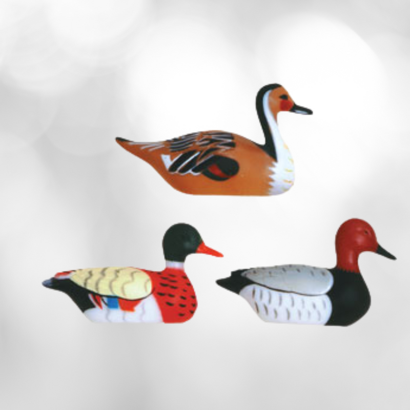 4-pc Duck  Cake Cupcake Food Decoration Topper (3.75inch)