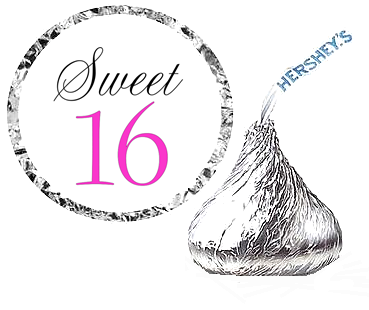 216 Sweet 16 (Sixteenth) Birthday Hershey&