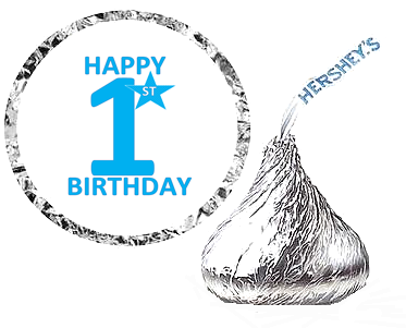 216 Happy First (1st) Birthday Hershey&