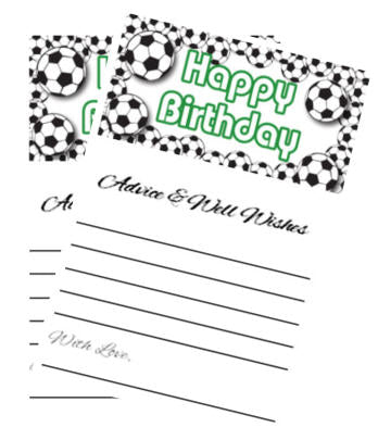 Happy Birthday-Soccer Advice Cards -40pk