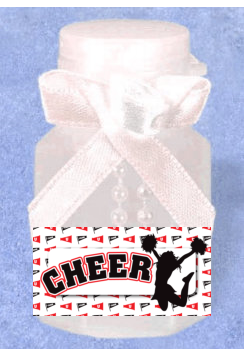 Cheerleader 12pack Mini Bubble Favors