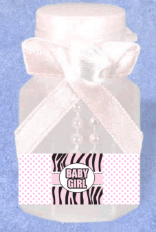Wild Baby Girl 12pack Mini Bubble Favors