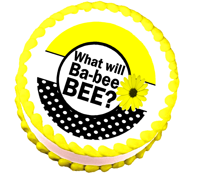 Ba-bee Round Edile Photo Image Cake Decoration Frosting Topper  (7.5inches)