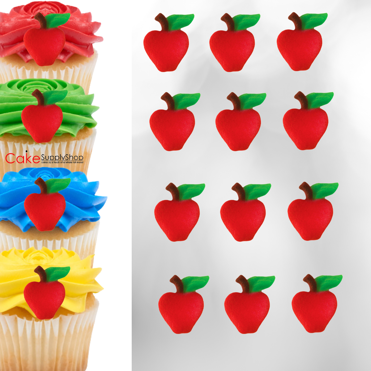 Edible Coloured Seashells Vegan Cupcake Toppers Cake Decorations