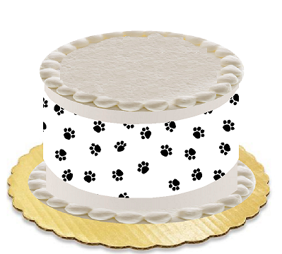 Paw print icing decorations best sale