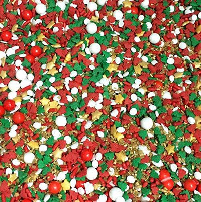 Christmas Trees Cupcake Cake Decoration Confetti Sprinkles Cake Cookie Icecream Donut Jimmies Quins 6oz