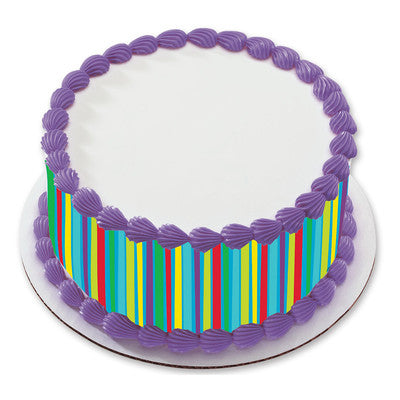 Celebrate Letters Celebrate Birthday Peel  & STick Edible Cake Topper Decoration for Cake Borders