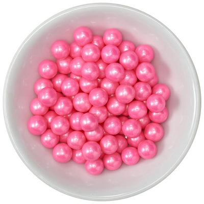 Pink Round Edible Beading Pearls Cupcake Cake Decoration Confetti Sprinkles 4oz