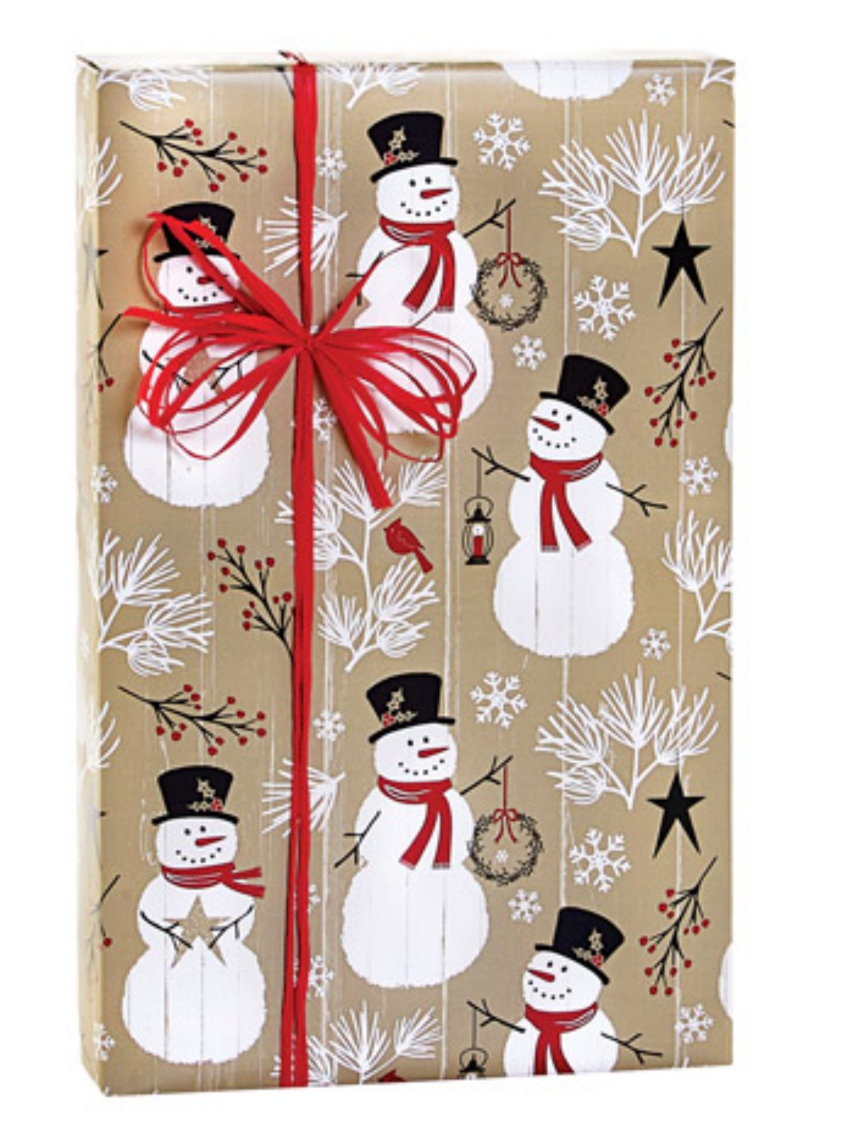 Neutral Rustic Christmas Gift Wrapping Paper, Christmas Wrapping Paper sold  by ChaZhan, SKU 38594483