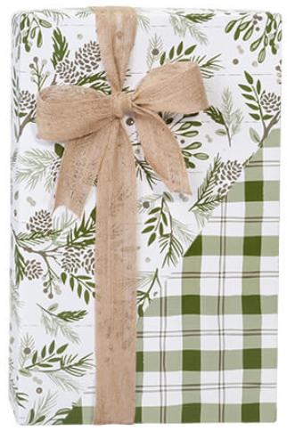 Festive Plaid Gift Wrap, Wrapping Paper