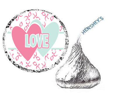 216 Two hearts Love Party Hershey&