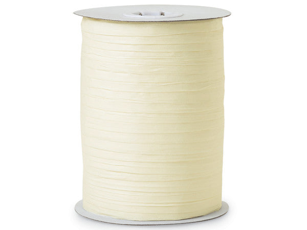 Paper Ivory Gift Wrap Packaging Raffia Ribbon with Gift Tags
