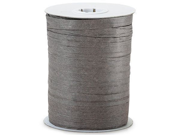 Paper Wool Gray Gift Wrap Packaging Raffia Ribbon with Gift Tags