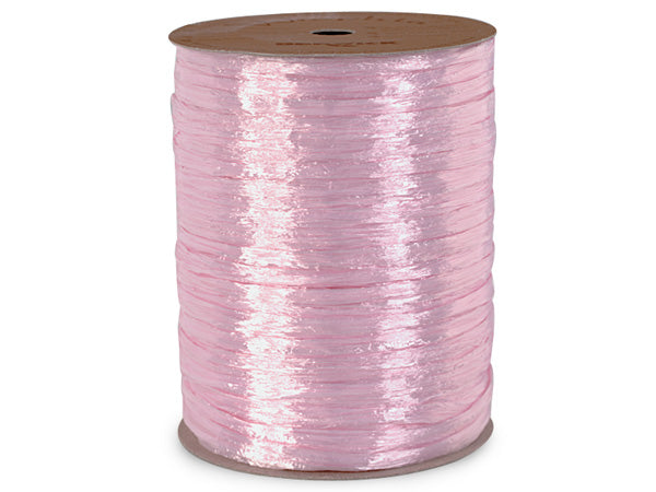 Pearlized Pink Gift Wrap Packaging Raffia Ribbon with Gift Tags –  CakeSupplyShop