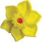 Mini Daffodil Flower Royal Icing Cake-Cupcake Decorations 12 Ct