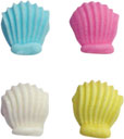 Shells Royal Minis Asst Colors Royal Icing Cake-Cupcake Decorations 12 Ct