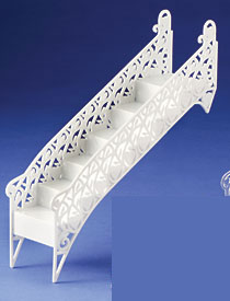 White Princess Dream Wedding & Anniversary Wedding Cake Step Decoration Stair way -1Piece