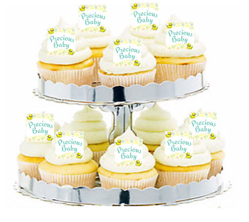 24ct Baby Shower Precious Baby Cupcake  Decoration Toppers - Picks