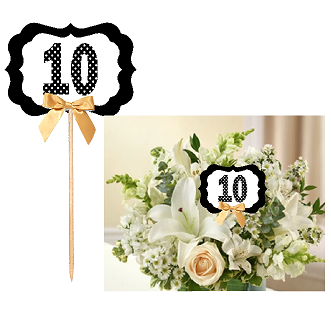10th Anniversary Decoration Ideas