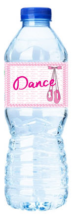 Dance!Ballet-Personalized Water Bottle Labels-12pack