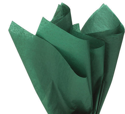 Forest Green Color Gift Wrap Pom Pom Tissue Paper
