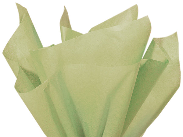 Sage Color Gift Wrap Pom Pom Tissue Paper