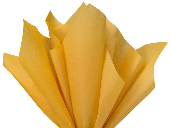 Noble Gold Color Gift Wrap Pom Pom Tissue Paper