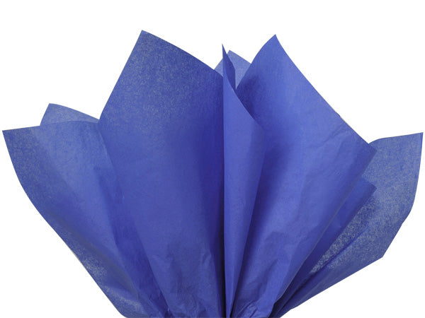Sapphire Blue Color Gift Wrap Pom Pom Tissue Paper