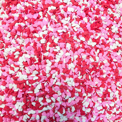 Red White Pink Happy Valentines Day y Cupcake Cake Decoration Confetti Sprinkles Cake Cookie Icecream Donut Jimmies Quins 6oz