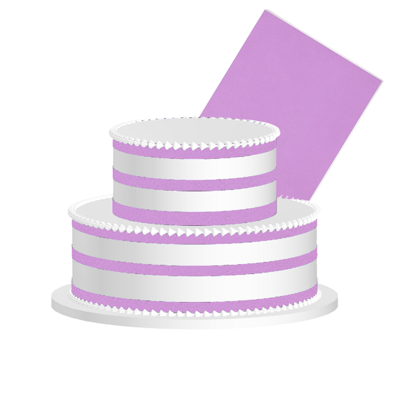 Lavender Mauve Edible Frosting Sheet – Premium Printable Icing Sheet for Cakes, Cupcakes, Cookies & Dessert Decorating