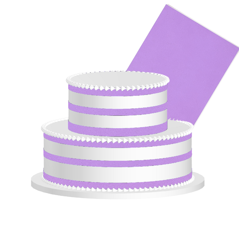 Lavender Purple Edible Frosting Sheet – Premium Printable Icing Sheet for Cakes, Cupcakes, Cookies & Dessert Decorating