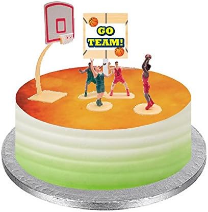 Basketball Cake - Food Decoration Topper Ca