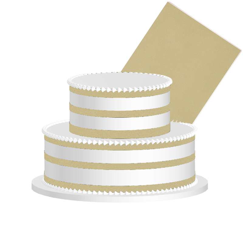 Honey beige Edible Frosting Sheet – Premium Printable Icing Sheet for Cakes, Cupcakes, Cookies & Dessert Decorating