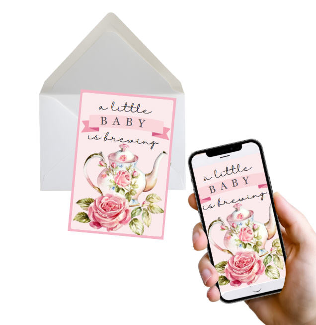 Tea Party Collection | Edible Cake Toppers, Cupcake Picks, Labels & Favor Bags