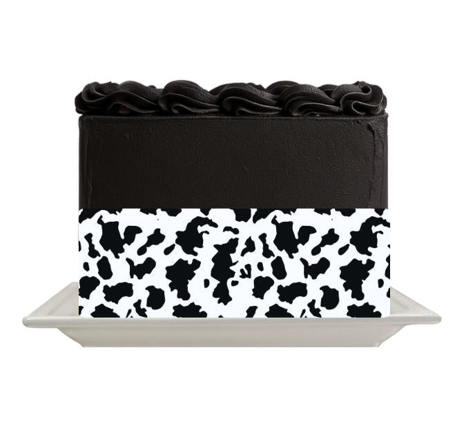 Cow Print Edible Printed Cake Decoration Frosting Sheet