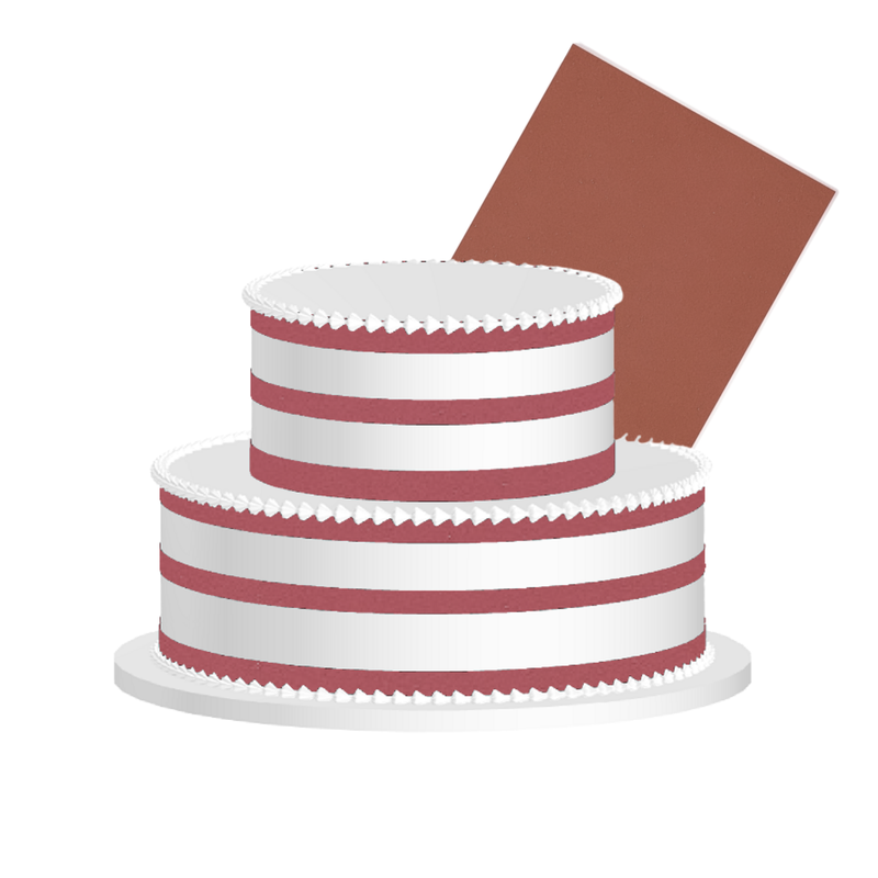 Terracotta Edible Frosting Sheet – Premium Printable Icing Sheet for Cakes, Cupcakes, Cookies & Dessert Decorating