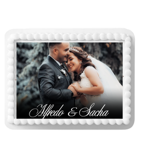 Single Photo Edible Collage Cake Topper
