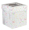 CakeSupplyShop  14" X 14" X 12" Stacked - Tier Tall Cake Confetti Boxes -1ct