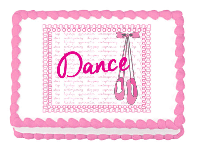 Dance! Ballet Edible Cake Decoratoin Topper