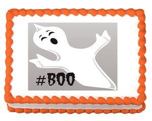 #BOO Ghost Edible Cake Decoration Topper