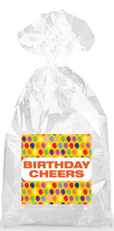 Birthday Cheers  Party Favor Bags with Ties - 12pack
