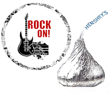 216 Rock On - Rock STar Guitar Birthday Hershey&