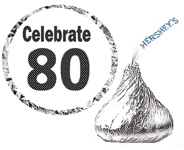 216 Celebrate 80 (80th) Birthday Hershey&