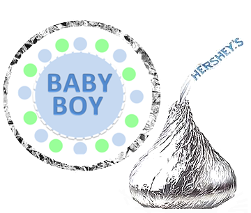 216 Baby Boy Baby Shower Party Favor Hershey&