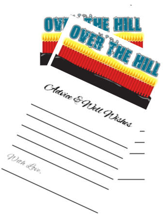 Over the Hill Advice Cards -40pk