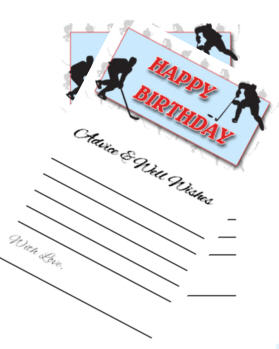Happy Birthday-Hockey Advice Cards -40pk